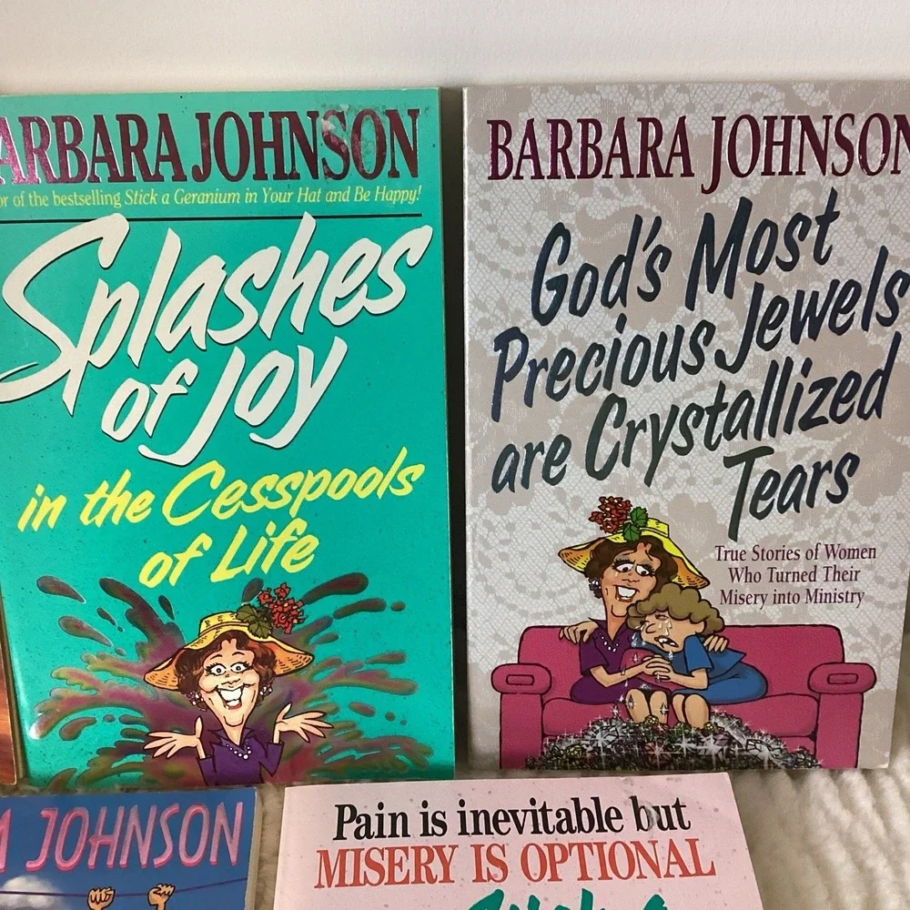 Christian Women Humor Lot Of 7 Books WellBeing Devotionals Fun Barbara Johnson